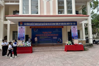 Trường THPT Krông Bông và Đoàn trường phối hợp Tỉnh Đoàn và Huyện Đoàn tổ chức Lễ Phát động Thanh niên tình nguyện hè tỉnh Đắk Lắk năm 2024