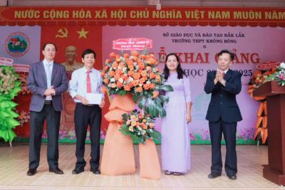 Trường THPT Krông Bông tổ chức Lễ Khai giảng năm học 2024-2025