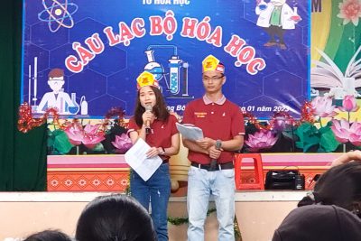 Tổ Hóa học trường THPT Krông Bông tổ chức thành công CLB trải nghiệm STEM