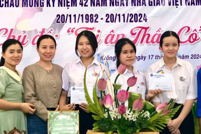 HỘI THI CẮM HOA CHÀO MỪNG KỶ NIỆM 42 NĂM NGÀY NHÀ GIÁO VIỆT NAM 20.11(1982-2024)