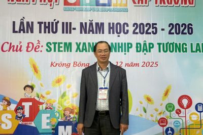 TRƯỜNG THPT KRÔNG BÔNG TỔ CHỨC NGÀY HỘI STEM CẤP TRƯỜNG LẦN THỨ III, NĂM HỌC 2025–2026
